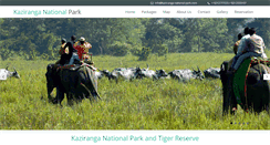 Desktop Screenshot of kaziranga-national-park.com