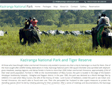 Tablet Screenshot of kaziranga-national-park.com